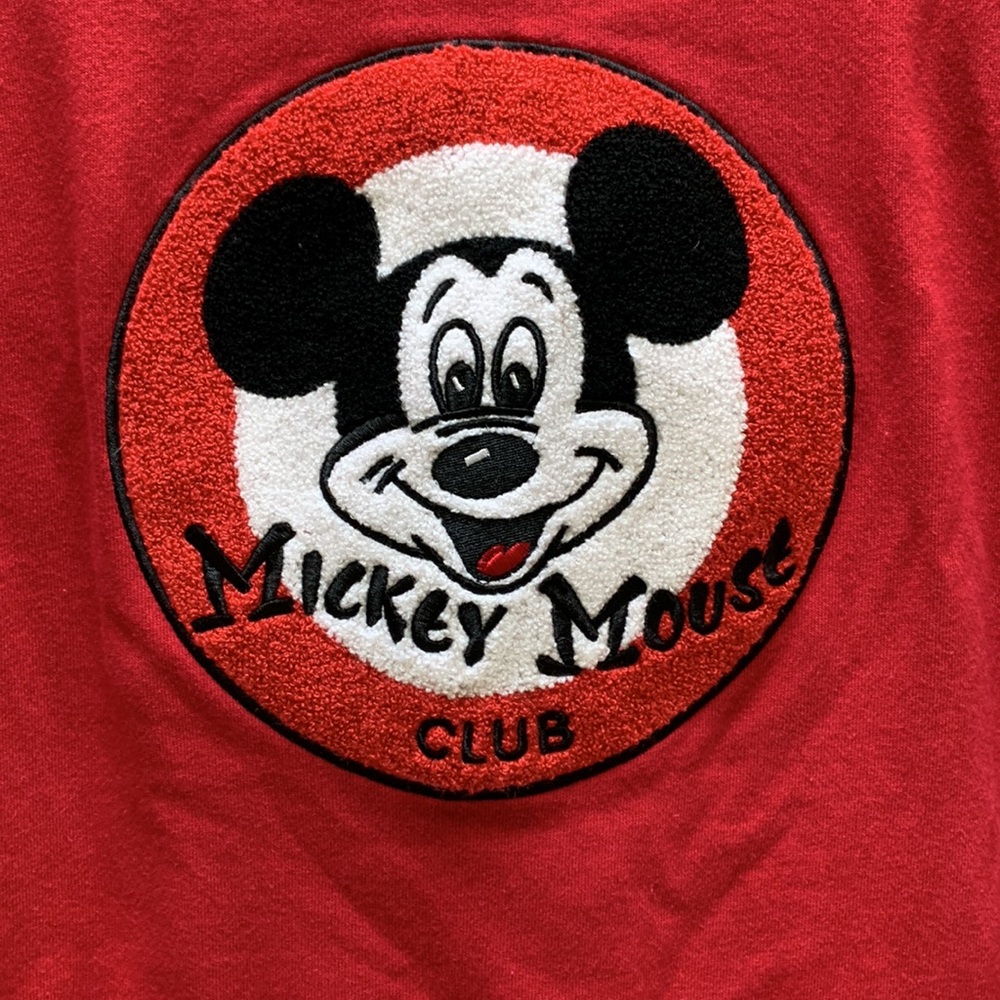 Disney Parks Mickey Mouse Club Varsity Jacket; adult size 1X